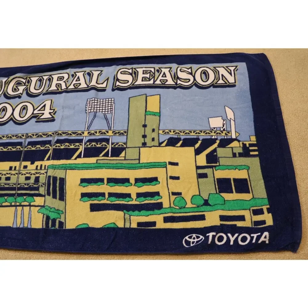 San Diego Padres Beach Towel Petco Park Inaugural Season 2004 Toyota